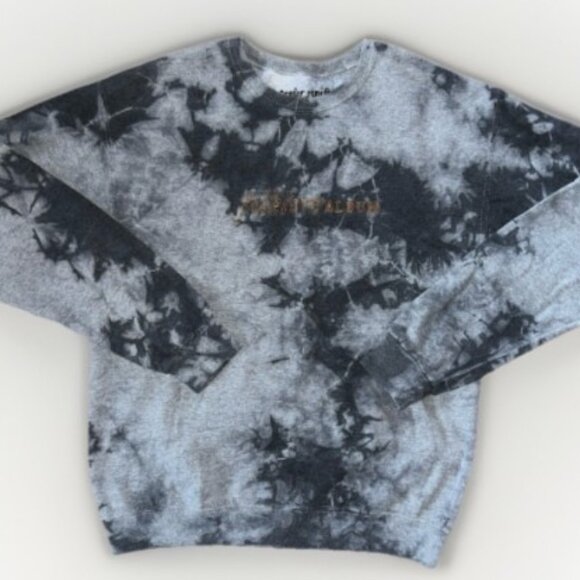 Taylor Swift Folklore Album Tie-Dye Crewneck Sweatshirt Official Merch Size Med - Picture 1 of 8